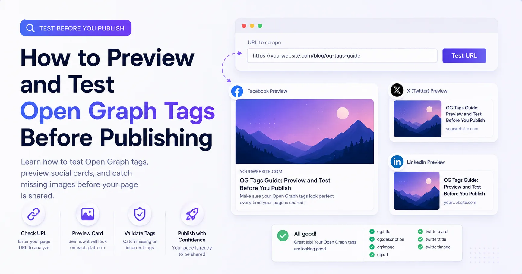 How to Preview and Test Open Graph Tags Before Publishing