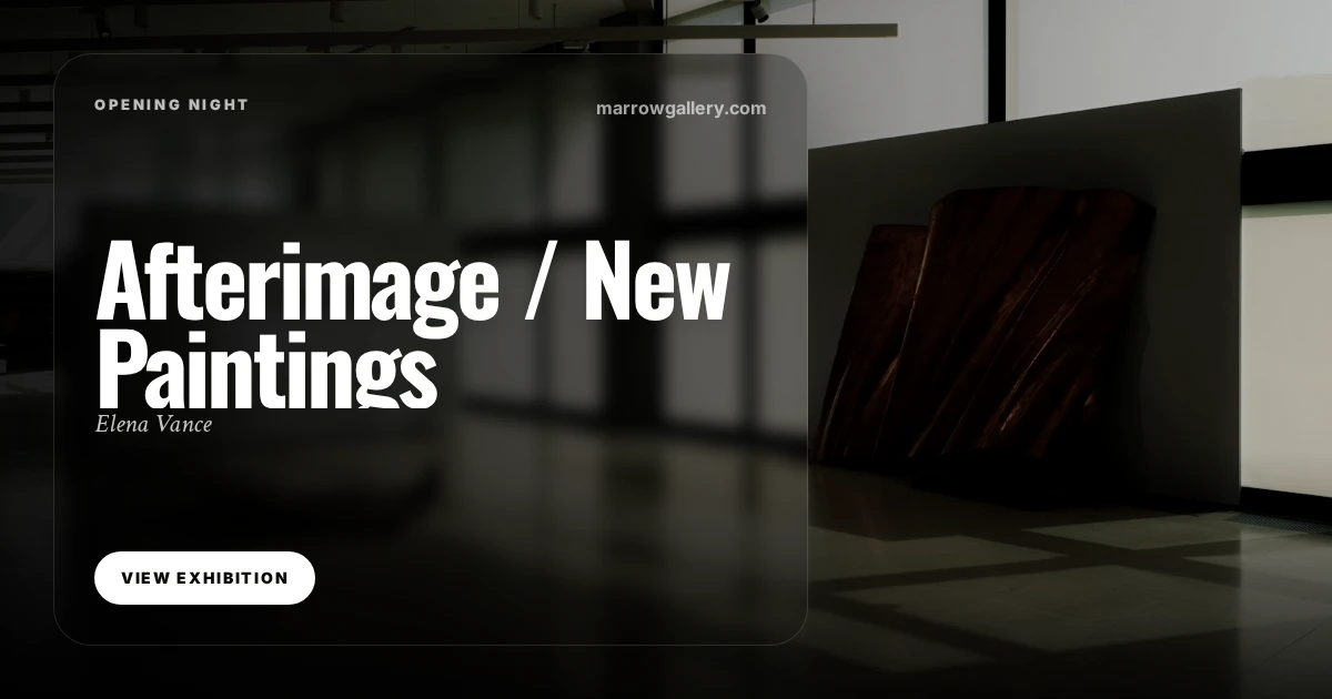 Full Bleed Art Portfolio Open Graph image template preview