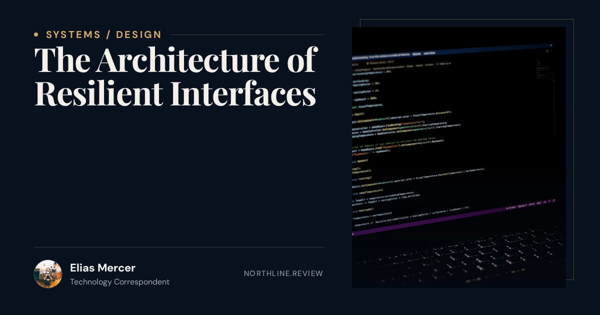 Classic Dark Blog Open Graph image template preview