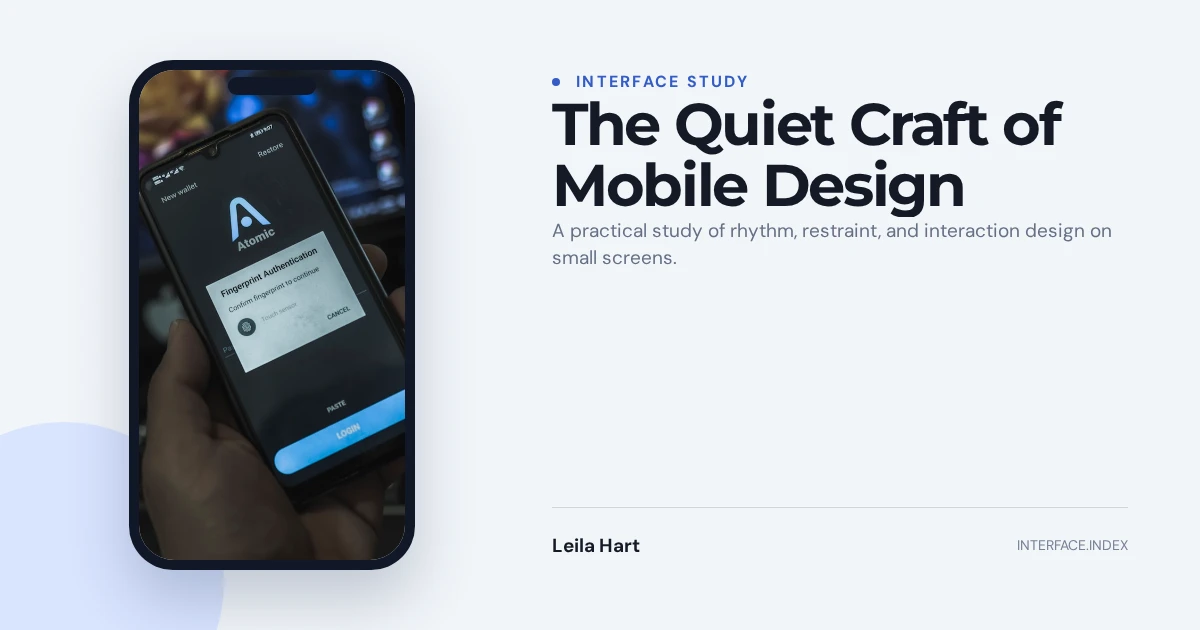 Mobile View Blog Open Graph image template preview