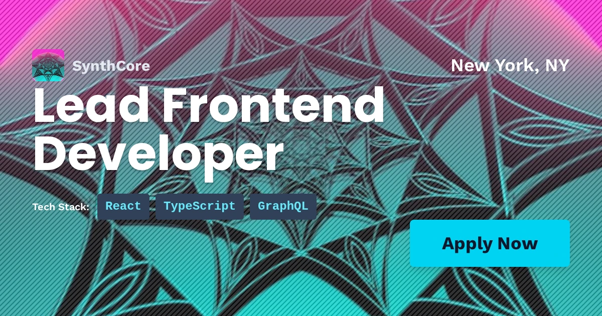 Tech Dark Mode IT Jobs Open Graph image template preview