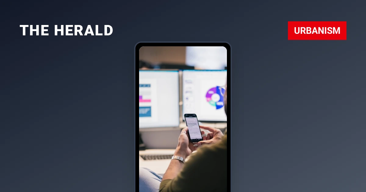 Modern Mobile News Open Graph image template preview