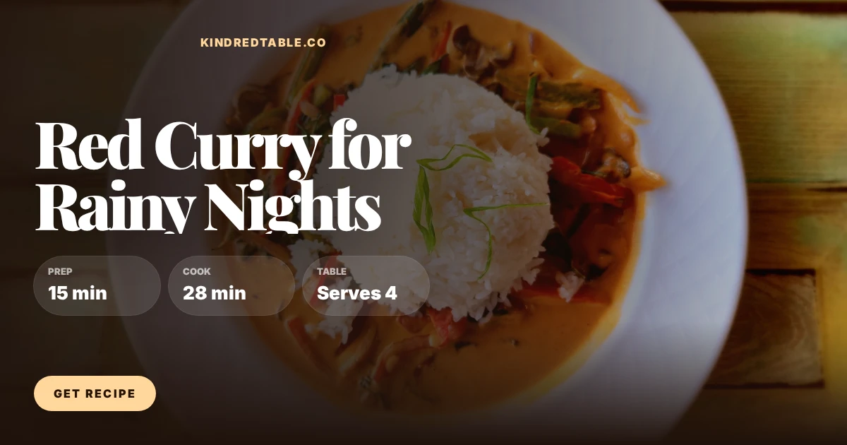 Dark & Moody Recipe Open Graph image template preview
