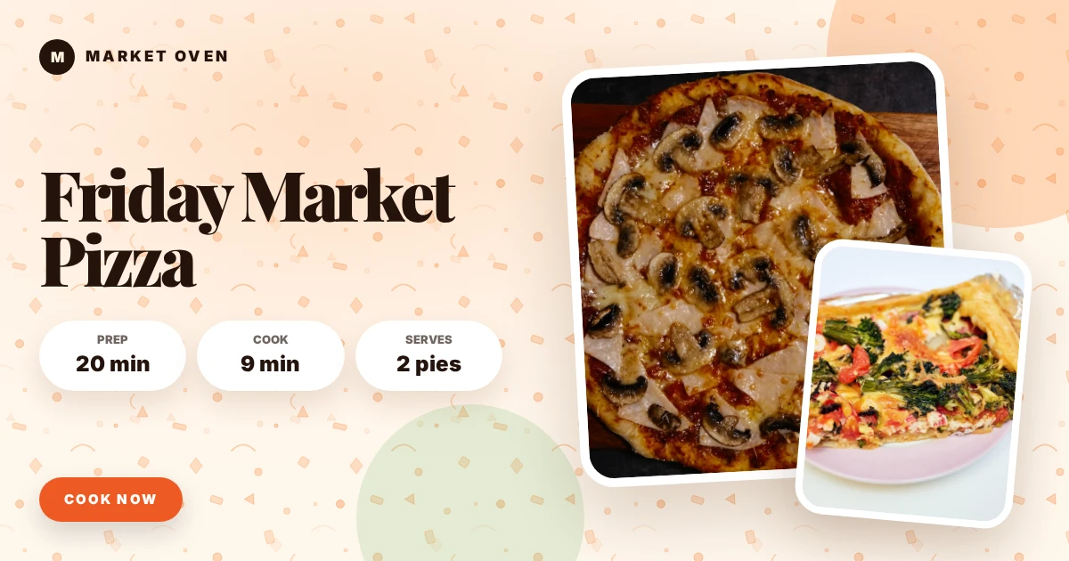 Light & Airy Recipe Open Graph image template preview