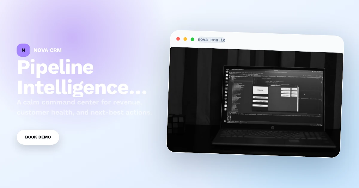 Modern Dark SaaS Open Graph image template preview