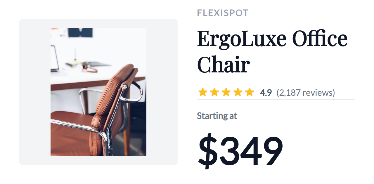 ErgoLuxe Office Chair