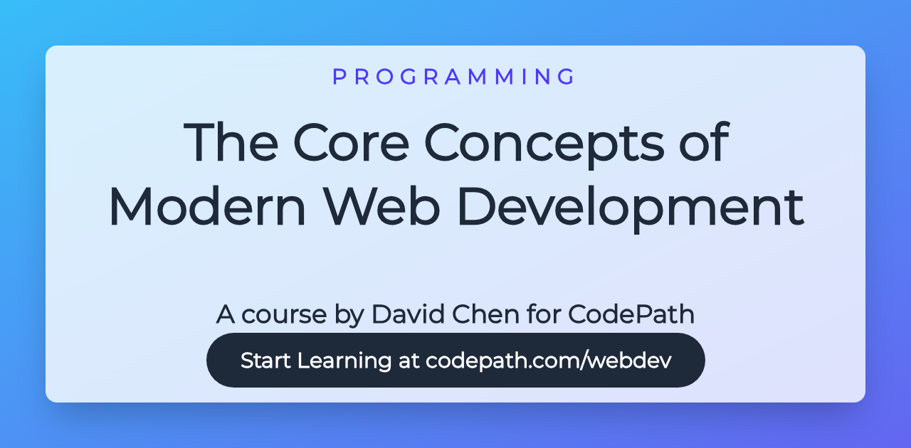 The Core Concepts of Modern Web Development